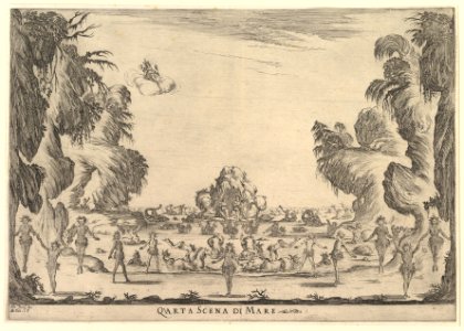 Fourth scene, the sea, from 'The marriage of the gods' (Le nozze degli Dei) MET DP827774