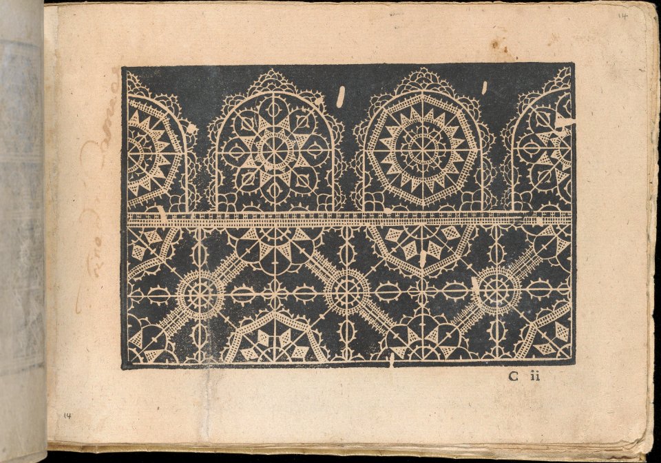 Fiori di Ricami Nuovamente Posti in Luce, page 14 (recto) MET DP362542