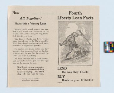 Fourth Liberty Loan Facts MET DP876889
