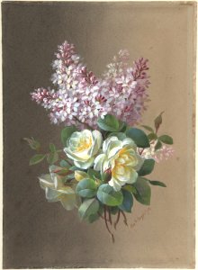 Flowers- Roses and Lilacs MET DP807391