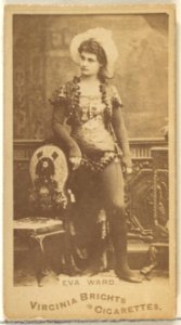 Eva Ward, from the Actors and Actresses series (N45, Type 1) for Virginia Brights Cigarettes MET DP830093