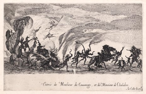 Entrance of Monsieur du Couvonge and of Monsieur de Chalabre Met DP890521