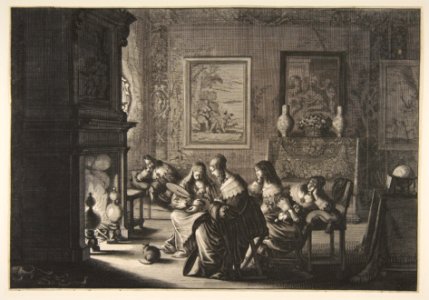 Foolish Virgins Sleeping (Les Vierges folles sommolent en attendant l'arrivée de l'époux) MET DP818747