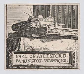 Ex Libris of the Earl of Aylesford, Packington, Warwickshire MET DP870409