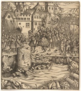 Entrance of the White King in Utrecht, from Der Weisskunig MET DP834048