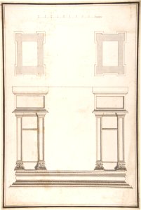 Entrance Portal- Plan and Elevation, Each Pier Consisting of Two Pilasters MET DP801602