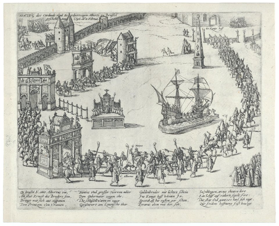 Entrance of the Cardinal and Archduke Albert to Brussels in 1596 MET DP855329