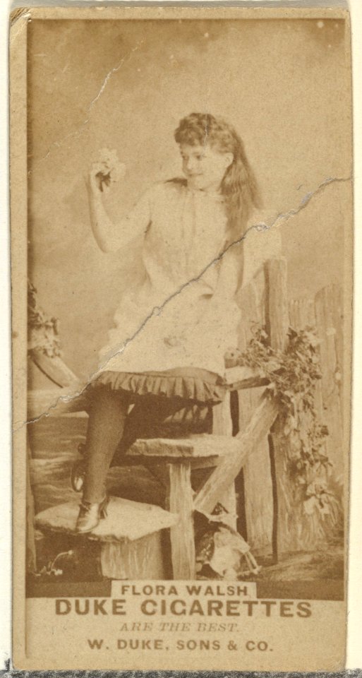 Flora Walsh, from the Actors and Actresses series (N145-7) issued by Duke Sons & Co. to promote Duke Cigarettes MET DP840535