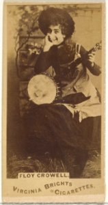 Floy Crowell, from the Actors and Actresses series (N45, Type 1) for Virginia Brights Cigarettes MET DP829401