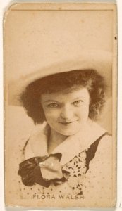 Flora Walsh, from the Actresses series (N245) issued by Kinney Brothers to promote Sweet Caporal Cigarettes MET DP859901