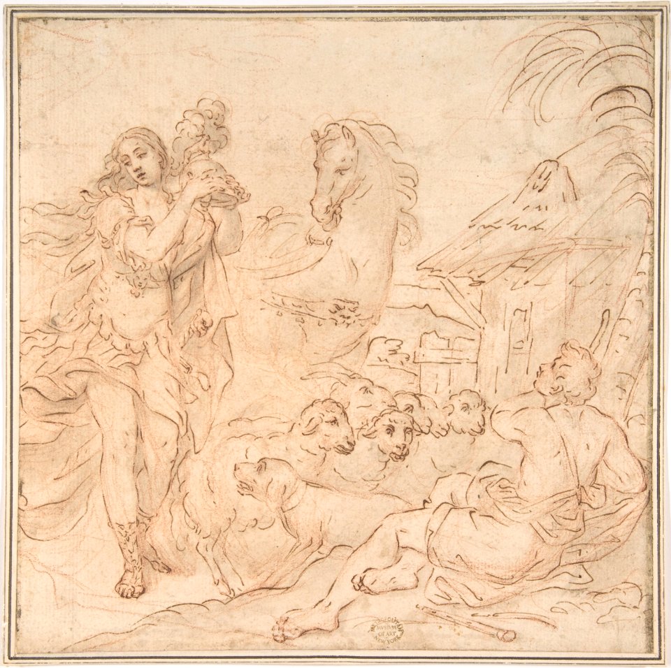 Erminia and the Shepherds (a scene from Torquato Tasso's Gerusalemme Liberata) MET DP802310