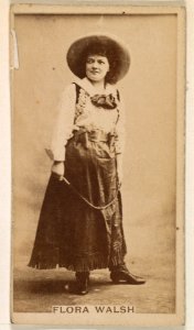 Flora Walsh, from the Actresses series (N245) issued by Kinney Brothers to promote Sweet Caporal Cigarettes MET DP859898