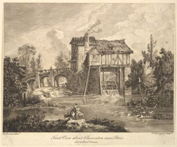 First View of Clarenton near Paris MET DP825476