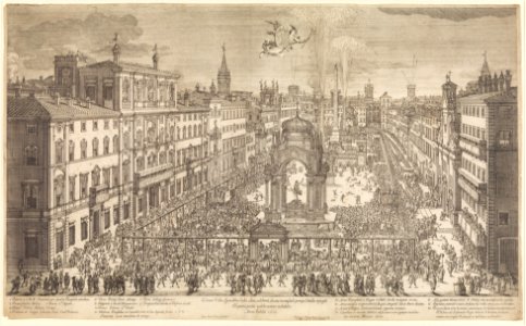 Fête of the Spaniards in Rome in the Year of the Jubilee, 1650 MET DP273754