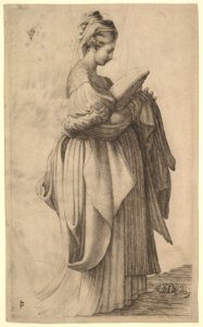 Female Figure holding a Cushion MET DP826202