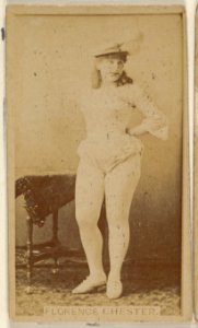 Florence Chester, from the Actors and Actresses series (N45, Type 8) for Virginia Brights Cigarettes MET DP831665