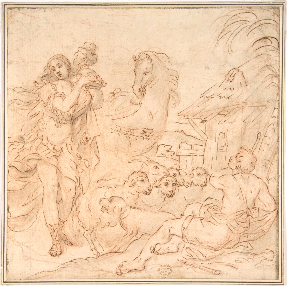 Erminia and the Shepherds (a scene from Torquato Tasso's Gerusalemme Liberata) MET DP802309