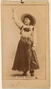 Flora Walsh, from the Actresses series (N245) issued by Kinney Brothers to promote Sweet Caporal Cigarettes MET DP859900