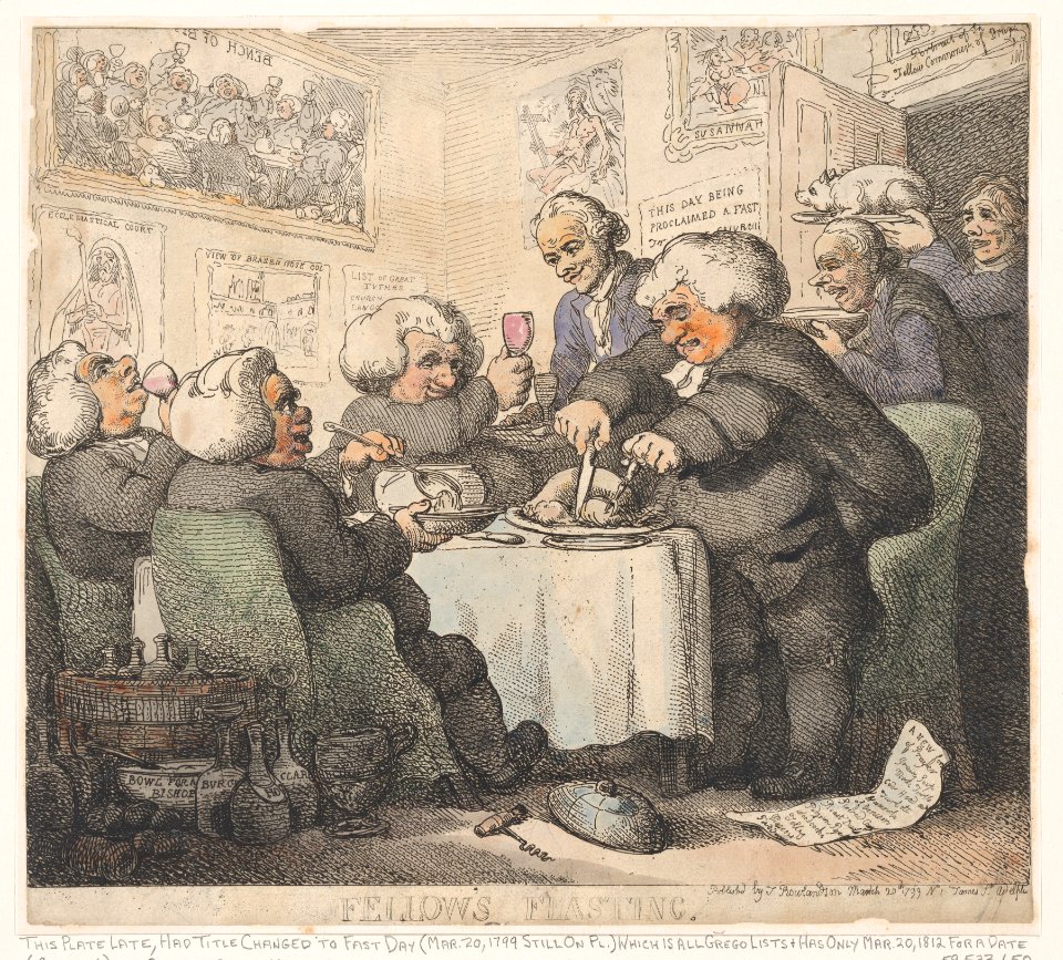 Fellows Feasting MET DP872190