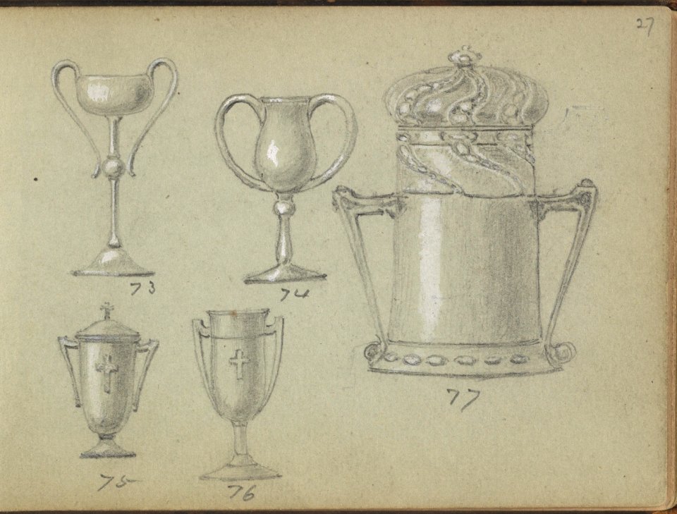 Five Designs for Drinking Vessels MET DP827266