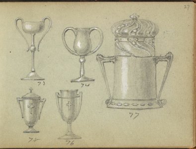 Five Designs for Drinking Vessels MET DP827266