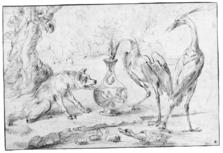 Fox With Two Herons MET 270303