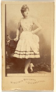 Florence Baker, Corsair Co., from the Actors and Actresses series (N45, Type 6) for Virginia Brights Cigarettes MET DP831191