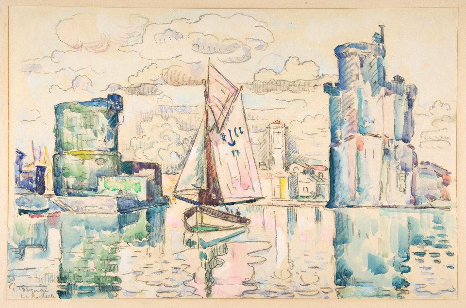 Entrance to the Harbor of La Rochelle MET DP812183