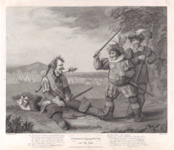 Fluellen Making Pistol Eat the Leek Met DP886494