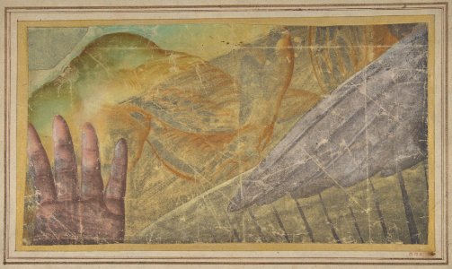 Fragment of a Tapestry Cartoon- Outstretched Hand, Body of a Seraph, and a Wing MET DP811335