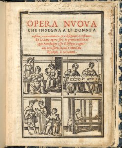 Essempio di recammi, title page (recto) MET DP364563