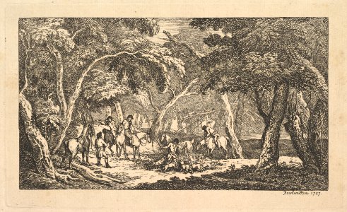 Fox Hunting – A Landscape Scene MET DP823461