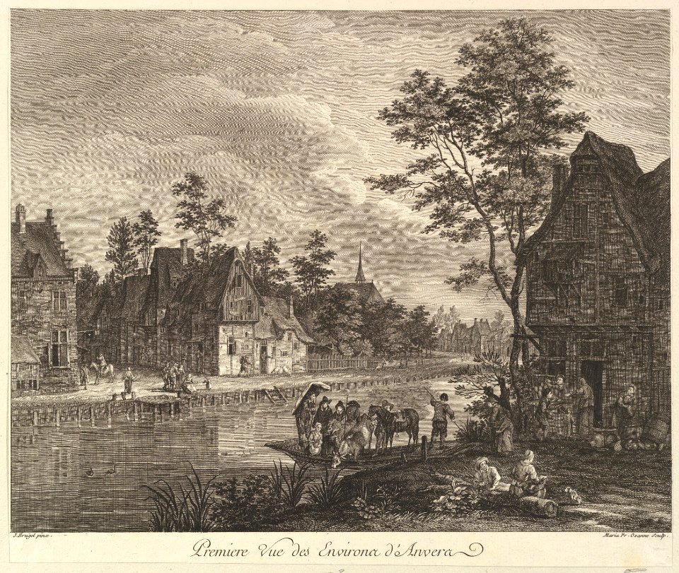 First View of the Environs of Antwerp (Premiere Vue des Environs d'Anvers) MET DP825771