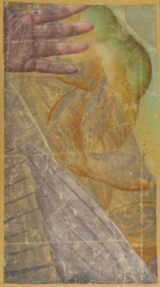 Fragment of a Tapestry Cartoon- Outstretched Hand, Body of a Seraph, and a Wing MET 22.72.4