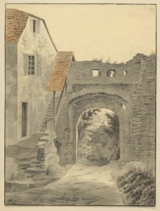 Entryway to Schloss Epstein MET DP837796