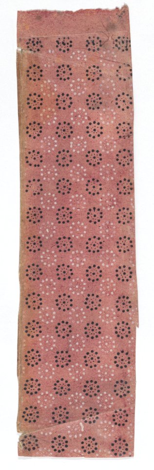 Fragment of a sheet with a pattern of dots in circles Met DP886576
