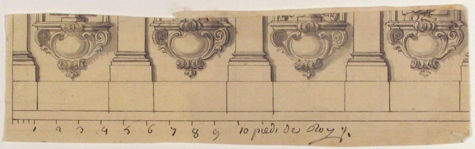 Fragment of an Architectural Design MET 60.708.21