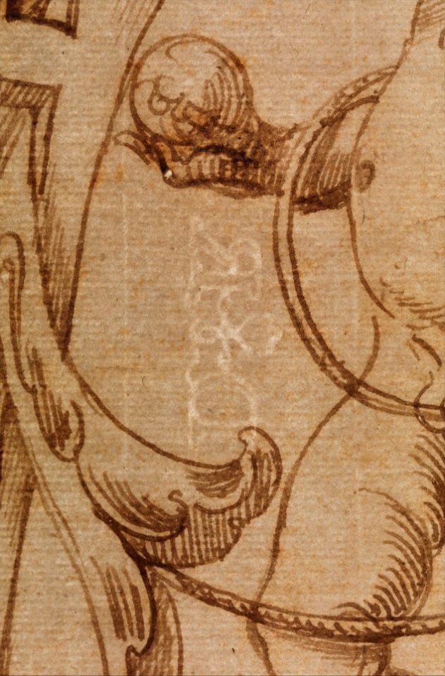 Fragment of a Grotesque Decoration with a Term and Putto MET DP275498