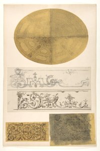 Five designs for the decoration of interiors MET DP811445