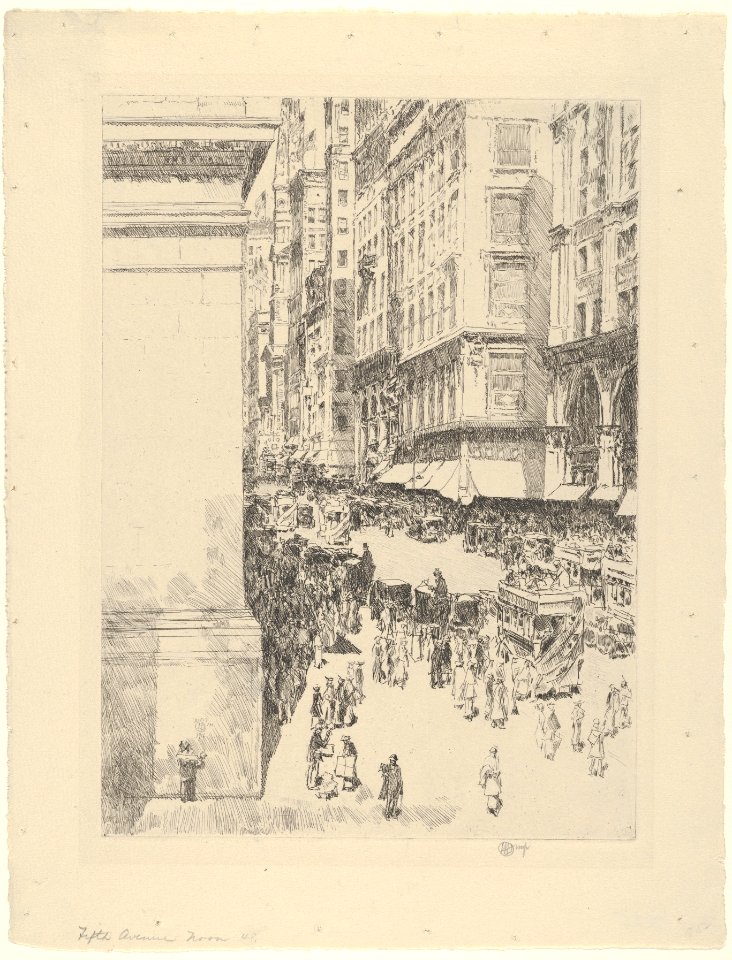 Fifth Avenue, Noon MET DP836214