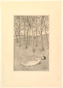Frühlingsanfang, from the series Radierte Skizzen MET DP822943