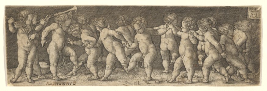 Fifteen Nude Children Dancing MET DP836805