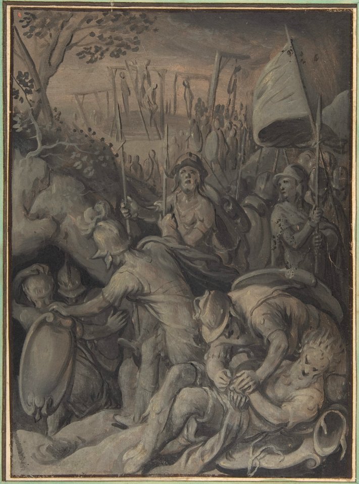 Execution of the Five Kings of the Amorites MET DP801103
