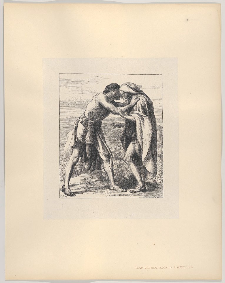 Esau Meeting Jacob (Dalziels' Bible Gallery) MET DP835864