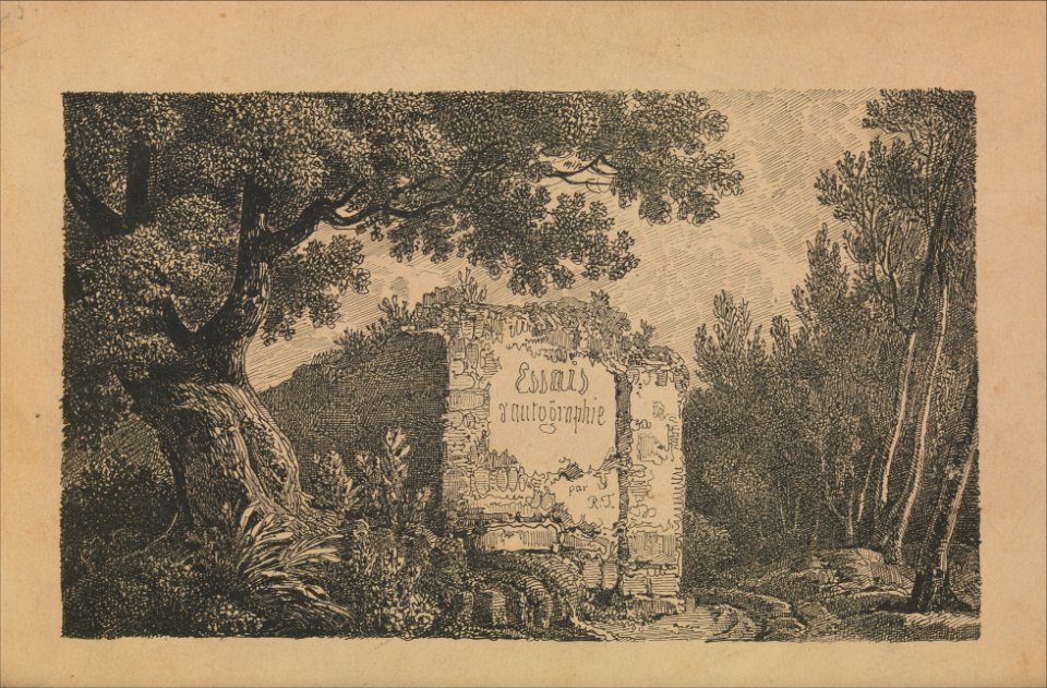 Essais d'autographie- Essai de physiognomie MET DP242832