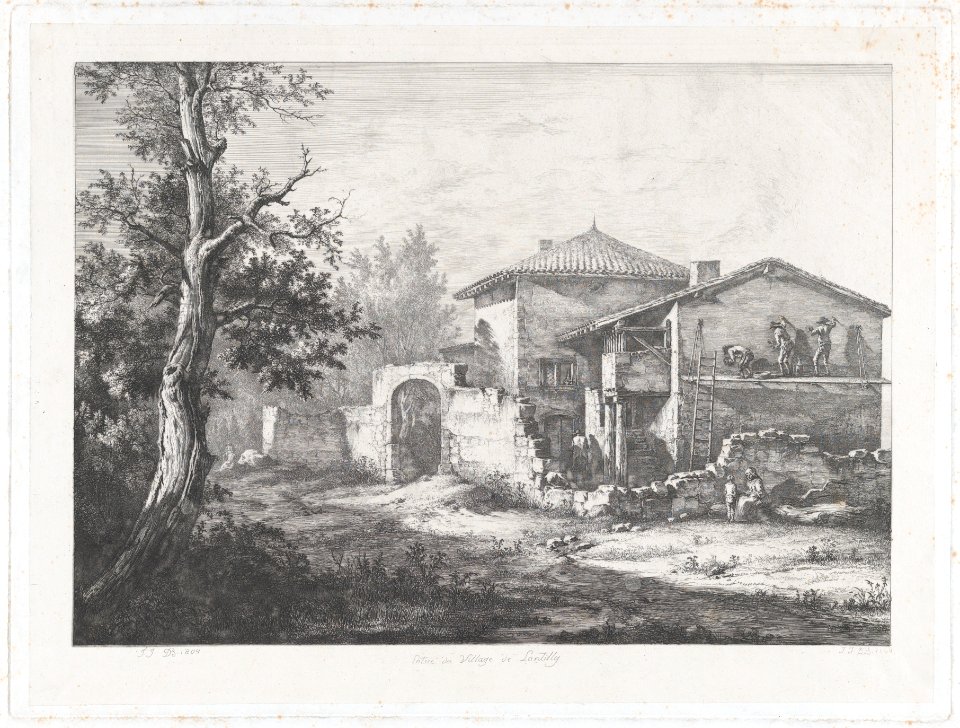Entrance to the Village of Lentilly MET DP874597