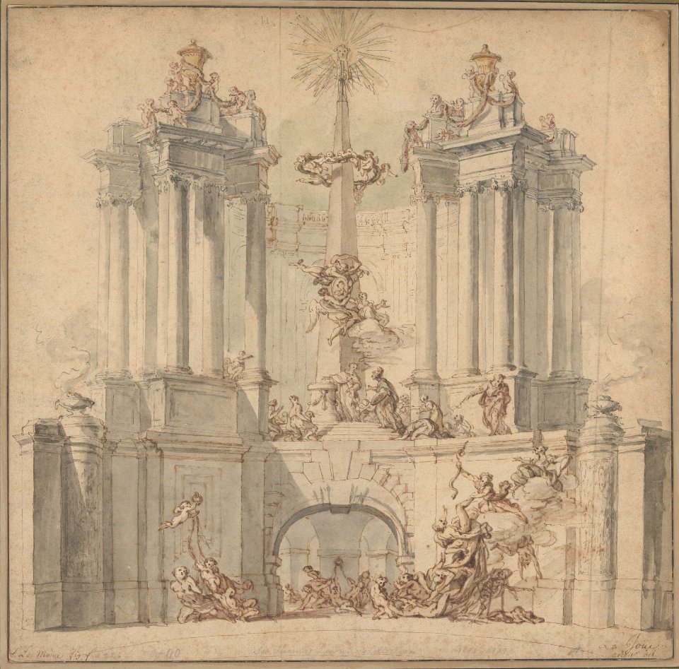 Fireworks Display for the Convalescence of Louis XV MET DP214671