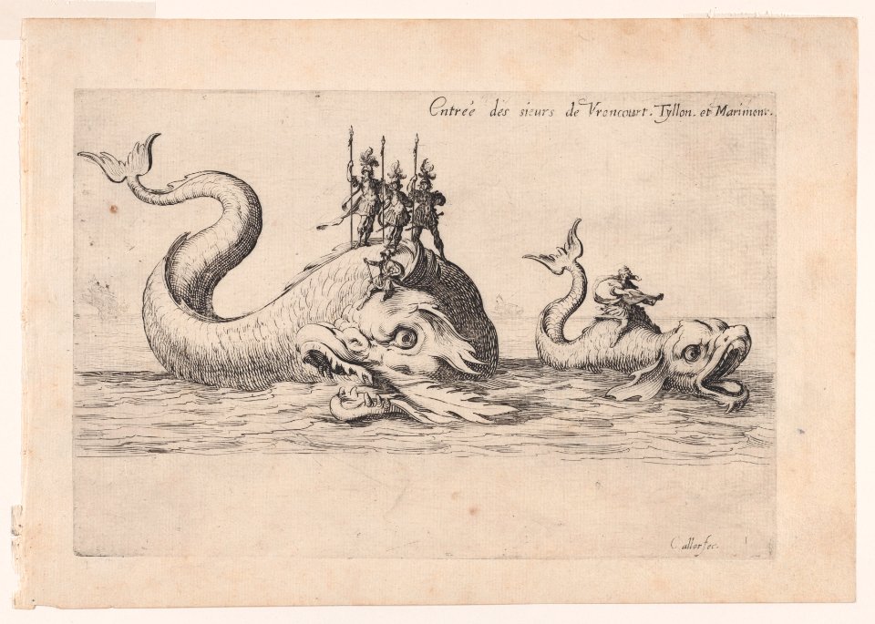 Entrances of Monsieur de Vroncourt, of Monsieur de Tyllon, and Monsieur de Marimont Met DP890529