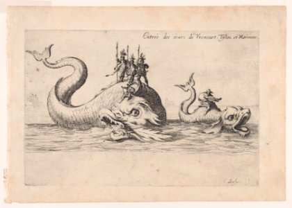 Entrances of Monsieur de Vroncourt, of Monsieur de Tyllon, and Monsieur de Marimont Met DP890529