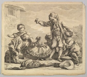 Five Children with Dancing Dog MET DP826650